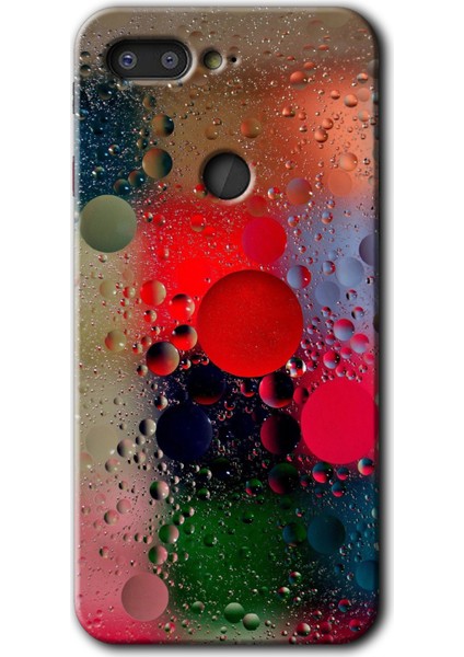General Mobile Gm 9 Pro Kılıf Hd Desen Baskılı Arka Kapak - Wet Bubbles