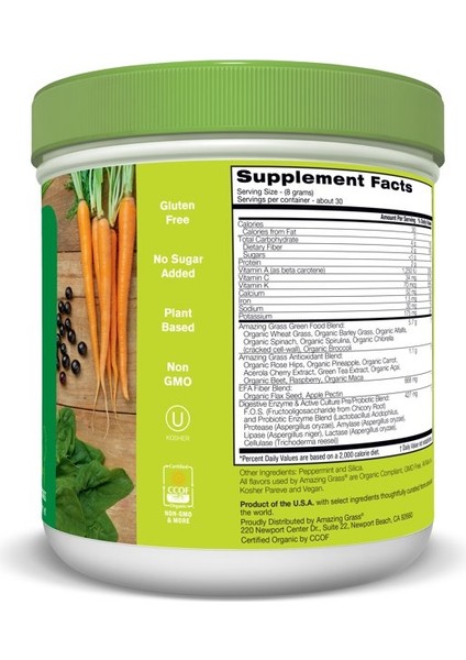 Amazing Grass The Original Green Superfood 240 Gr modelleri
