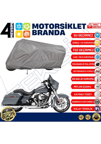 Harley Davidson Flhx Street Glide Motosiklet Brandası Motor Branda fiyatları