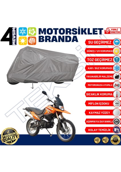 Kadırga KD-250GY Arka Çanta Uyumlu Motosiklet Brandası Motor Brandası fiyatları