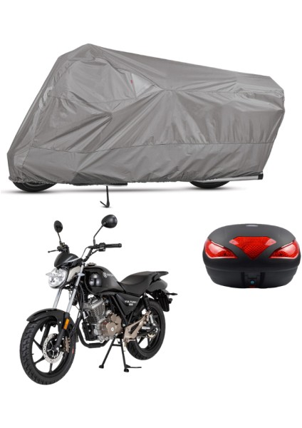 Mondial 150 Mr Vulture Arka Çanta Uyumlu Motosiklet Brandası Motor Brandası