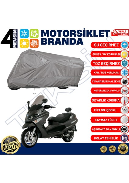 Piaggio x Evo 400 Arka Çanta Uyumlu Motosiklet Brandası Motor Brandası fiyatları