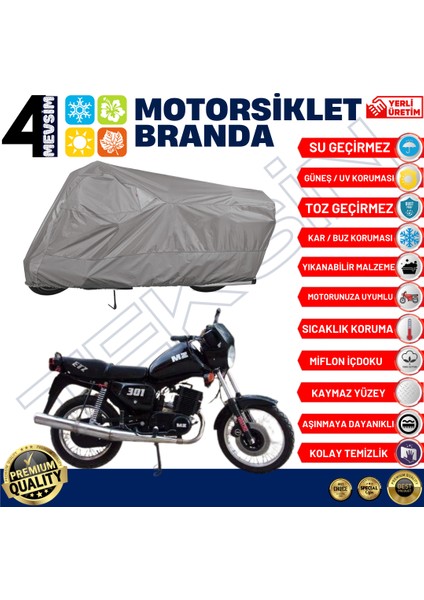 Mz Etz 301 Arka Çanta Uyumlu Motosiklet Brandası Motor Brandası fiyatları