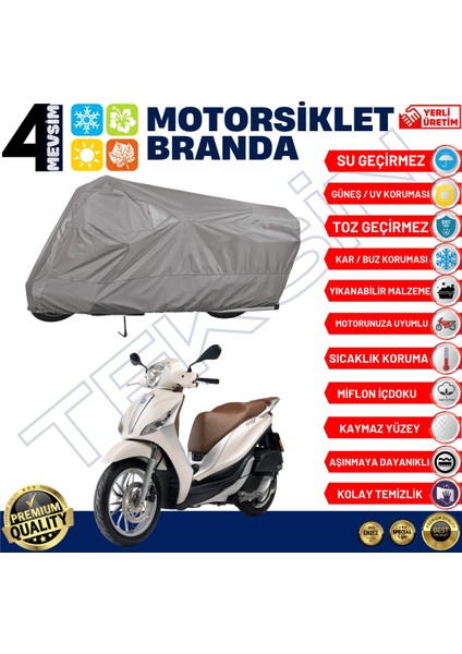 Piaggio Medley 150 Arka Çanta Uyumlu Motosiklet Brandası Motor Brandası fiyatları