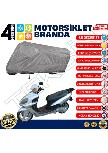 Ramzey Qm 125T-10E Motosiklet Brandası Motor Branda