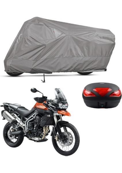 Triumph Tiger 800 Xc Arka Çanta Uyumlu Motosiklet Brandası Motor Brandası