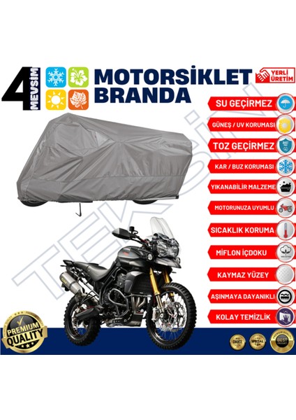 Triumph Tiger 800 Xc Arka Çanta Uyumlu Motosiklet Brandası Motor Brandası fiyatları