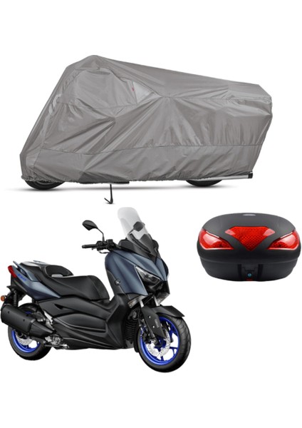 Yamaha X-Max 250 Arka Çanta Uyumlu Motosiklet Brandası Motor Brandası