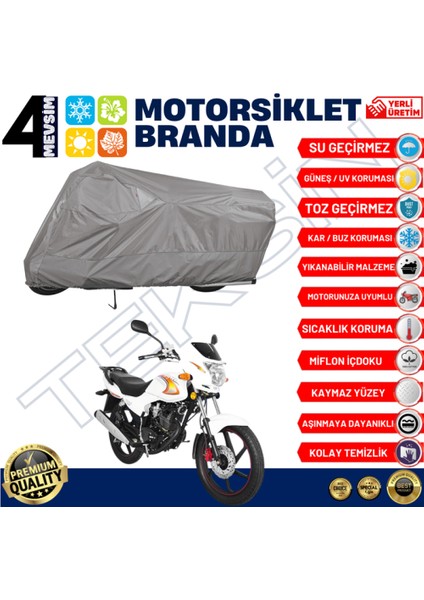 Yuki Yk 150-G Üstad Arka Çanta Uyumlu Motosiklet Brandası Motor Brandası fiyatları