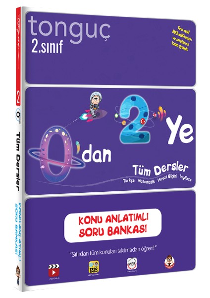 Tonguç Akademi 1 Den 2 Ye Hazırlık ve Matematik Seti 4 Kitap