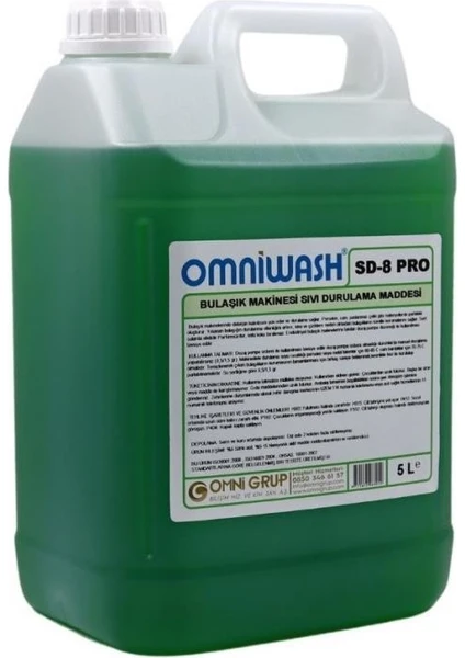 Sd-8 Pro 5000 ml Endüstriyel Sıvı Bulaşık Makinesi Parlatıcısı