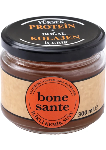 Bone Sante 300 ml İlikli Kemik Suyu x 12 Adet