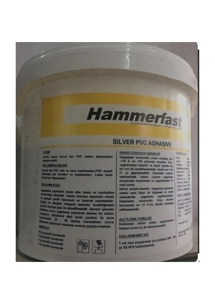 Hammerfast Akrilik Pvc Yapıştırıcısı 1 kg