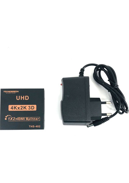 THS-402 2 Port 4K HDMI Splitter