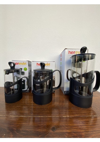 French Press 1 L Süzgeçli Filtre Kahve Bitki Çayı Kupası