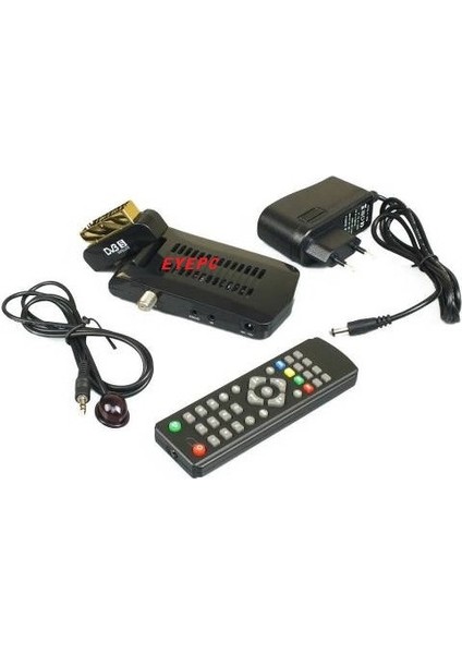 Scart Girişli Tüplü Tv Uyumlu Mini Uydu Alıcısı Kanalları Hazır Yüklü