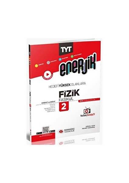 2023 Enerjik TYT Fizik Fasikülleri - 2 Karaağaç Yayıncılık