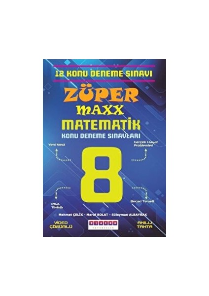 LGS 8. Sınıf Züper Maxx Matematik Konu Denemeleri