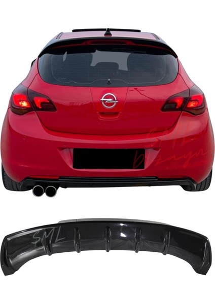 Opel Astra J Makyajsız Kasa Arka Ek Difüzör
