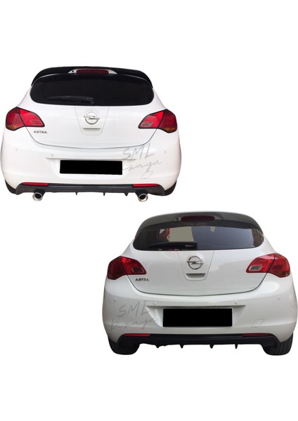 Opel Astra J Makyajsız Kasa Arka Ek Difüzör modelleri