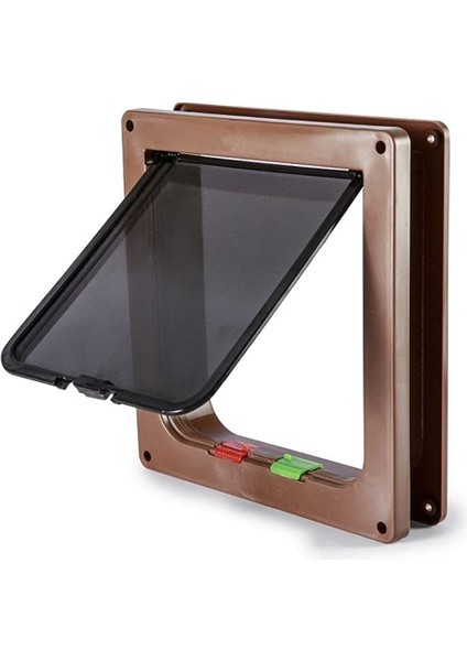 Kedi Köpek Kapısı 4 Yollu 25X23,5X5 cm Kahverengi fiyatları