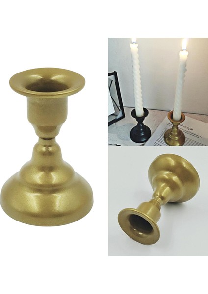 Sütun Mumları Için Mum Tutucu, Yıldönümü Için Metal Şamdan Altın Altın (Yurt Dışından) fiyatları