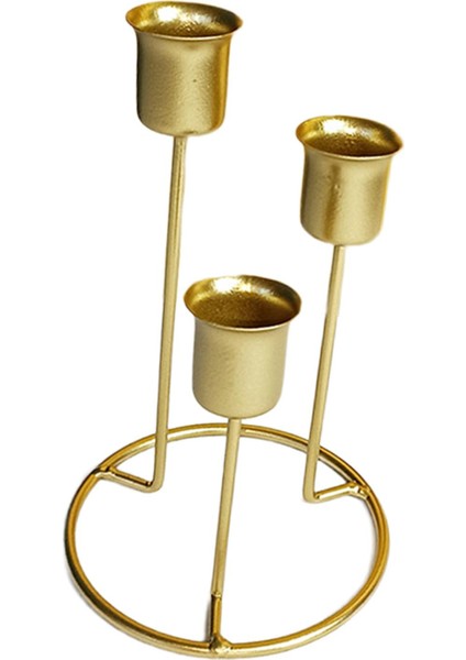 Konik Mum Tutucular Şömine Için 3-Kandıklar Şamdan Düğün Centerpieces Siyah Orta (Yurt Dışından) fiyatları