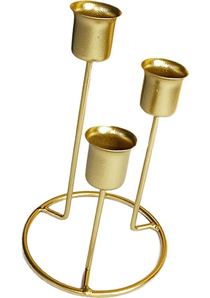 Konik Mum Tutucular Şömine Için 3-Kandıklar Şamdan Düğün Centerpieces Siyah Orta (Yurt Dışından) fırsatları