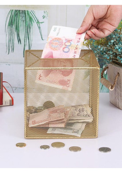 Güvenli Para Dağıtıcı Kumbara Bankası Kutusu Güvenli Çocuk Sevimli Yetişkinler Şanslı Çanta Hediye Para Doğum Günü Modern Ev Deco (Yurt Dışından)