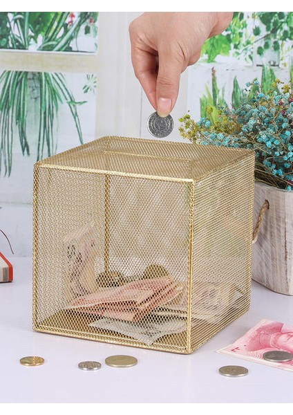 Güvenli Para Dağıtıcı Kumbara Bankası Kutusu Güvenli Çocuk Sevimli Yetişkinler Şanslı Çanta Hediye Para Doğum Günü Modern Ev Deco (Yurt Dışından)