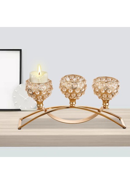 Avrupa Tarzı Kristal Mumluk Olay Masa Centerpiece Süsleme Için Gümüş (Yurt Dışından) fırsatları