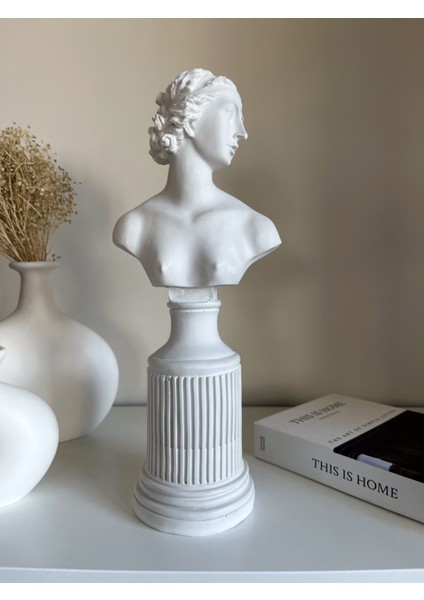 Diana Artemis Büst Dekoratif Heykel