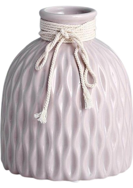 4.72 Inç Nordic Tarzı Seramik Çiçek Vazo Ev Dekor Vazo ve Masa Beyaz (Yurt Dışından)