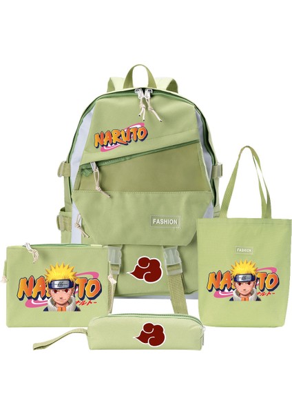 Naruto 4 Parçalı Kitap Çantası Kombinasyonu (Yurt Dışından)
