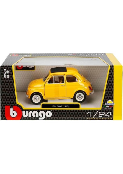 22098 Fiat 500F 1965 Araba 1:24 -Sunman