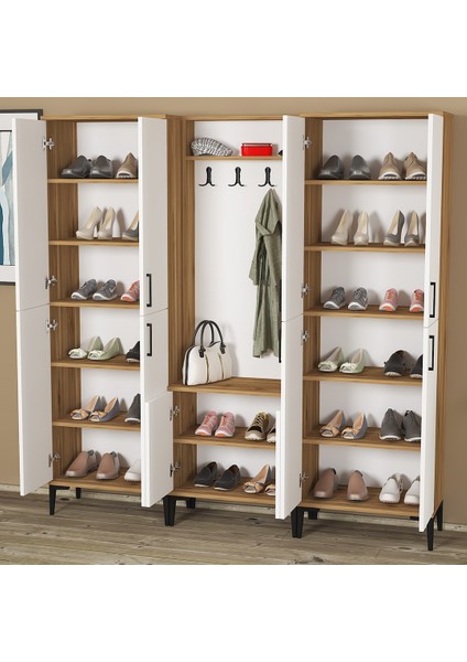 Rose-1-4-4 Portmanto Vestiyer Ayakkabılık RS02 modelleri