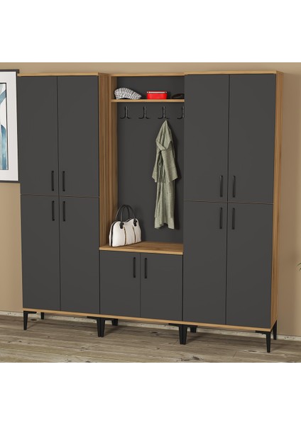 Rose-1-4-4 Portmanto Vestiyer Ayakkabılık RS06