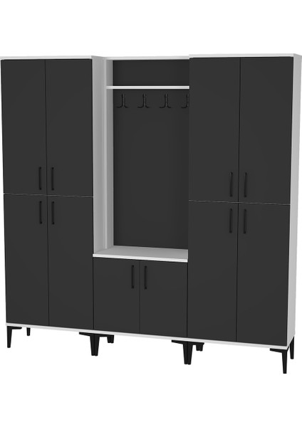 Rose-1-4-4 Portmanto Vestiyer Ayakkabılık RS14