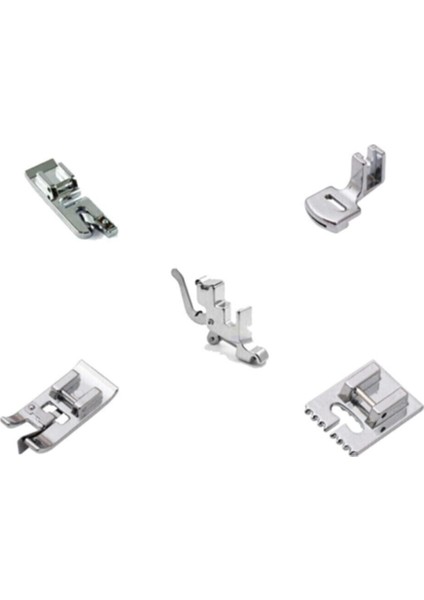 Aile Dikiş Makinası Kıvırma Nervür Sürfile Büzgü Ayak Seti