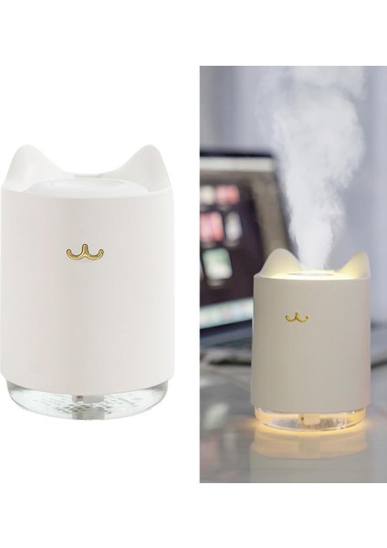 Nemlendirici 320ML Nemlendiriciler Ultrasonik Sessiz Hava Nemlendiriciler Gece Lambası, Beyaz (Yurt Dışından) fırsatları