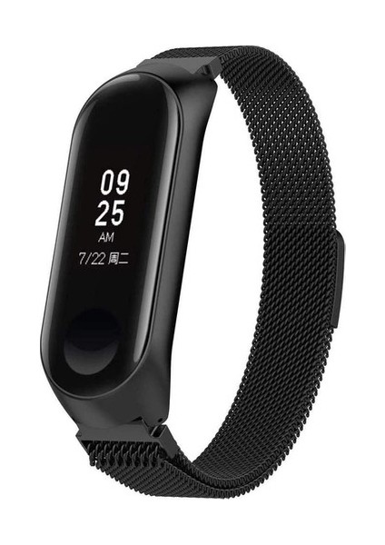 Xiaomi Mi Band 7 Akıllı Bileklik Metal Hasır Kordon Kayış Milano