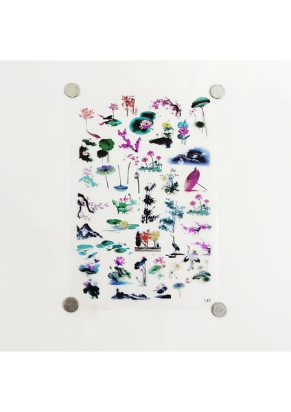 Reçine Epoksi Sticker - Doğa 2