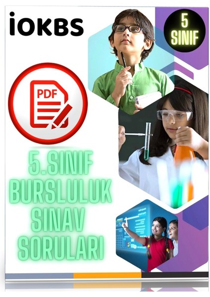 5. Sınıf Bursluluk Sınav Soruları (Pdf Sorular Kitabı)