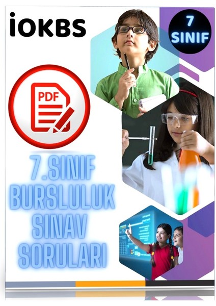 Enine Boyuna Eğitim 7. Sınıf Bursluluk Sınav Soruları (Pdf Sorular Kitabı)