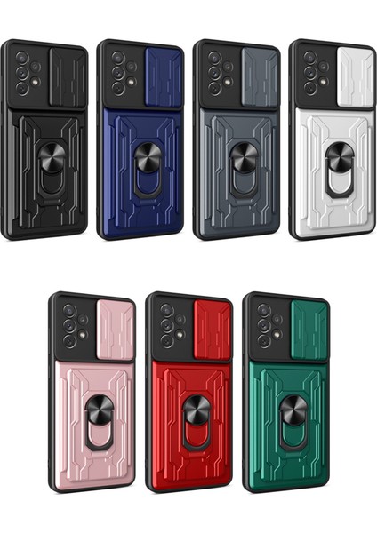 Samsung Galaxy Için Yüzük Standlı Telefon Kılıfı - Siyah (Yurt Dışından) fiyatları