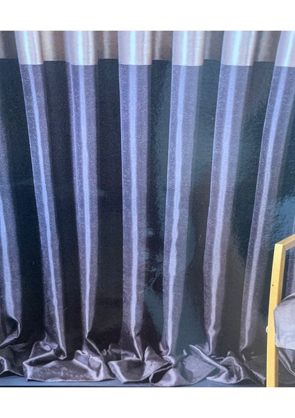 Orta Bordurlu Pano Fon Özel Exclusıve Serisi Kırışmaz 1x3 Pileli Tek Adet Fon Perde fiyatları