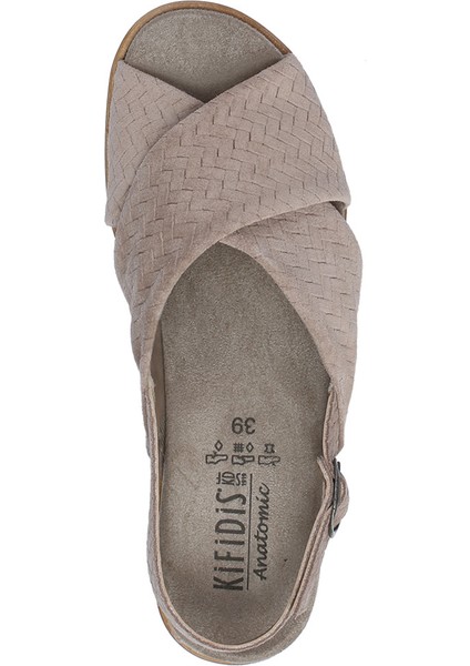Kifidis Mia 35 Ac-Kifidis Kadın Anatomik Nubuk Sandalet 35-41