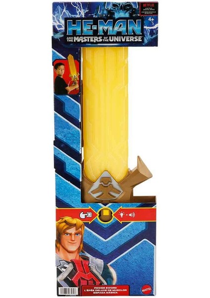 He-Man Ve The Masters Of The Universe Güç Kılıcı, Işıklı Ve Sesli, Gerçek Boyutlu Kılıç, 4 Yaş Ve Üzeri Hjg63