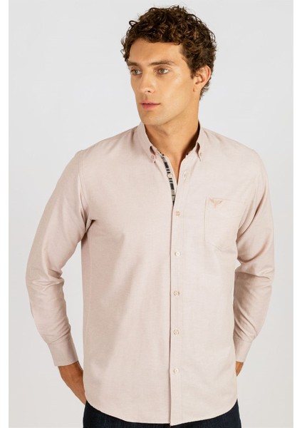 Klasik Fit Rahat Kesim Poplin Oxford Erkek Gömlek fiyatları