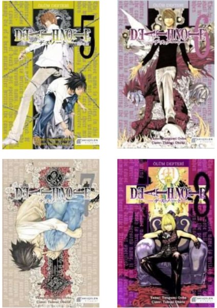 Death Note 5-6-7-8 Çizgi Roman 4 Kitap Set